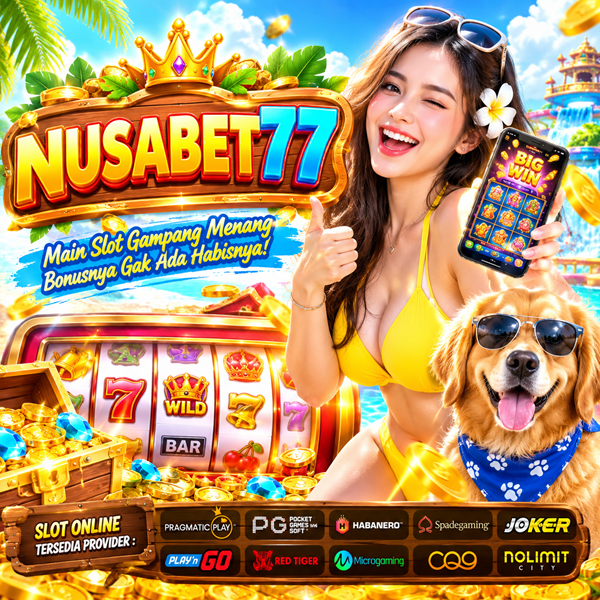 Banner NUSABET77 Cyber Blue